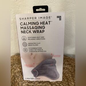 Sharper Image Heated Massage Neck Wrap – New in Box